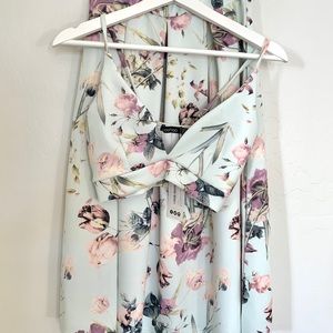 BooHoo two piece dress set